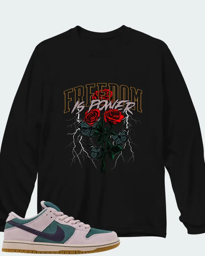 Nike Dunk Low SB Mineral Slate Matching Long Sleeve T-Shirt