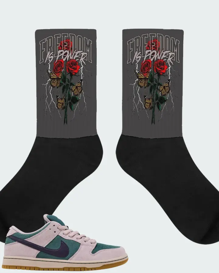 Nike Dunk Low SB Mineral Slate Matching Socks