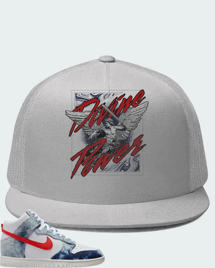 Dunk High Washed Denim Matching Hat