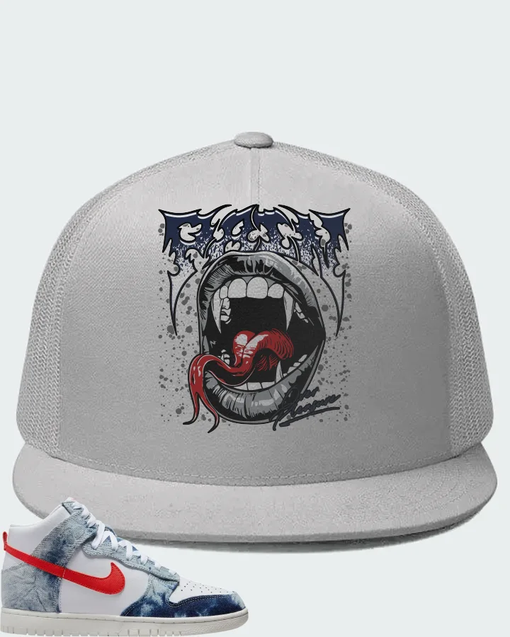 Dunk High Washed Denim Matching Hat