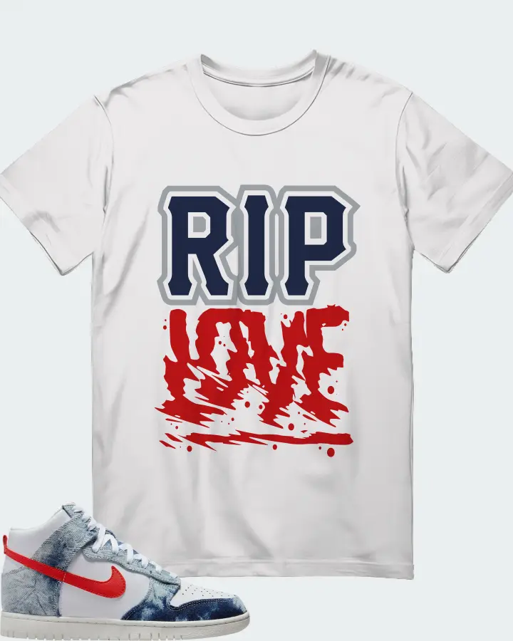 Dunk High Washed Denim Matching T-Shirt