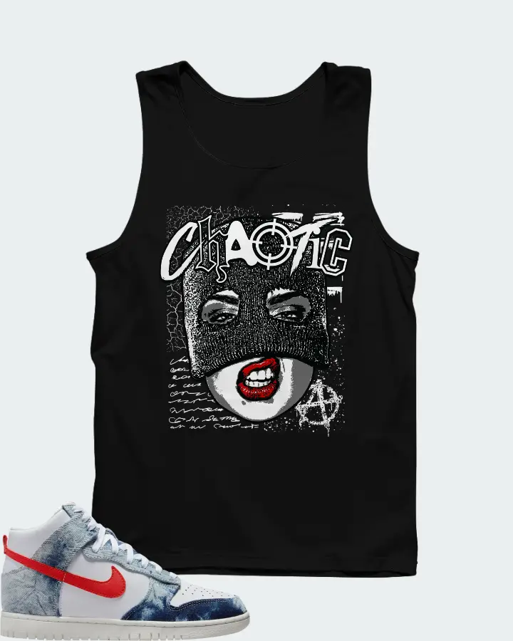 Dunk High Washed Denim Matching Tank Top