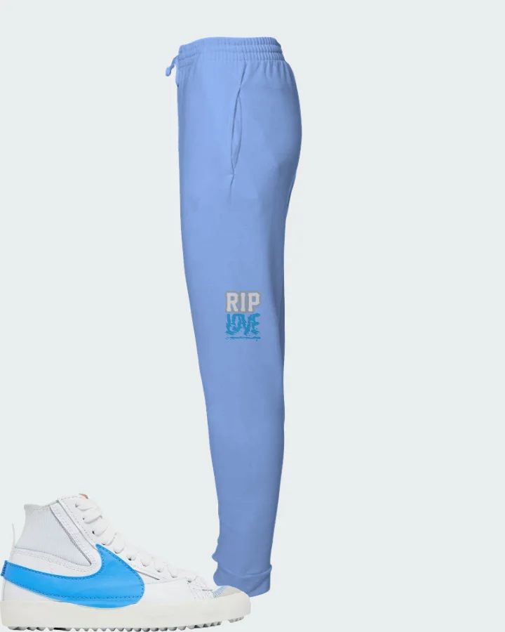 Nike Blazer Mid 77 Jumbo White University Blue Matching Joggers