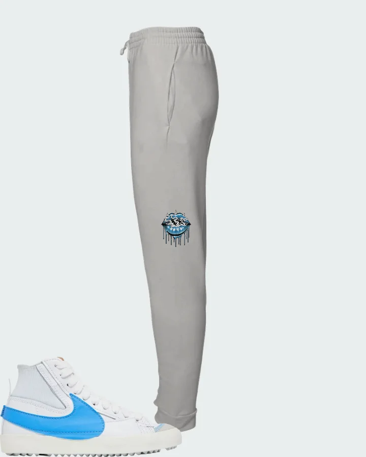 Nike Blazer Mid 77 Jumbo White University Blue Matching Joggers