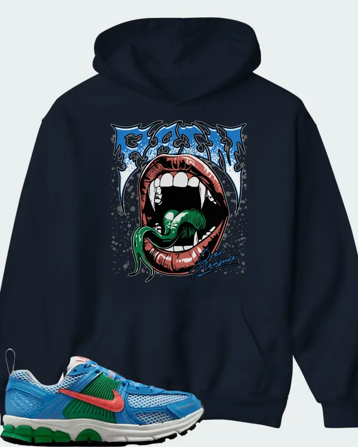 Nike Vomero 5 University Blue Stadium Green Summit White Magic Ember Matching Hoodie