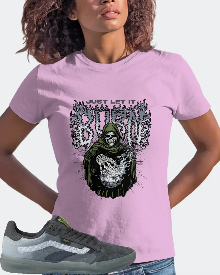 Vans EVDNT UltimateWaffle Sneaker Matching Lilac T-Shirt (Just Let It Burn) - View 3