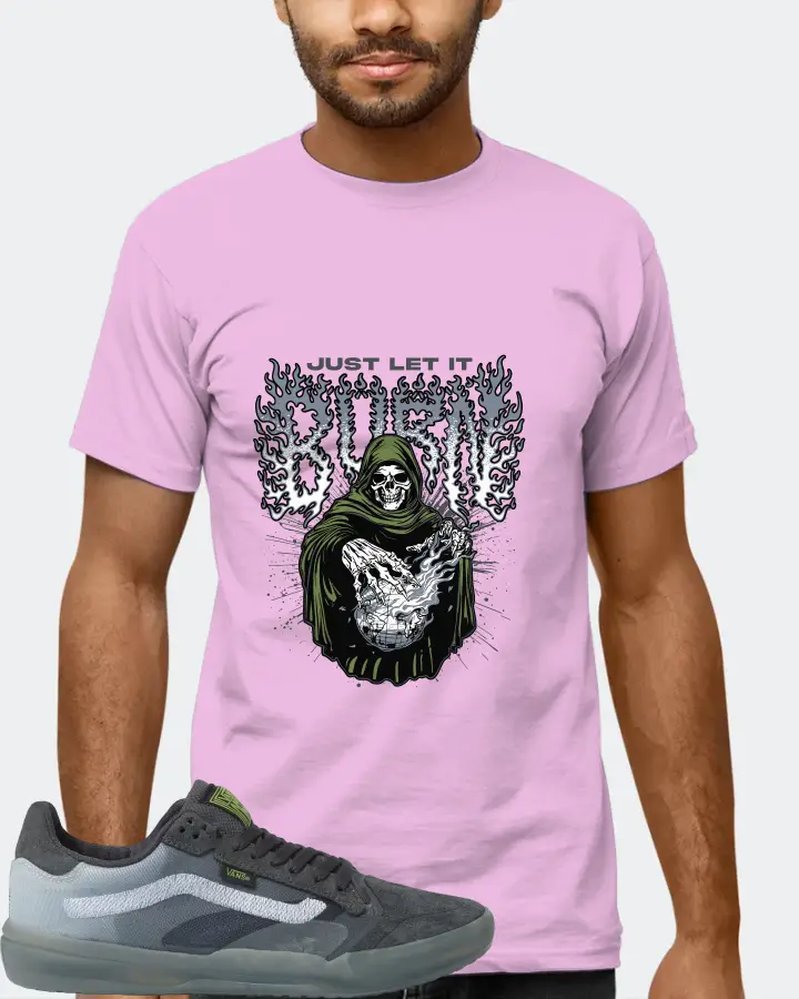 Vans EVDNT UltimateWaffle Sneaker Matching Lilac T-Shirt (Just Let It Burn) - View 6