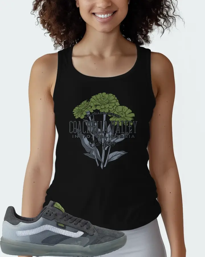 Vans EVDNT UltimateWaffle Sneaker Matching Black Tank Top (Coachella Valley) - View 3