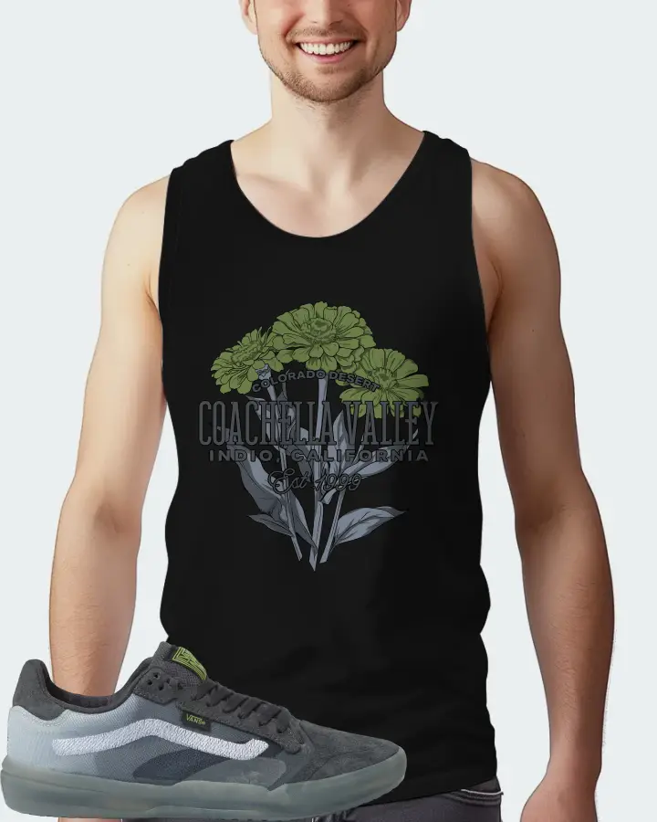 Vans EVDNT UltimateWaffle Sneaker Matching Black Tank Top (Coachella Valley) - View 4
