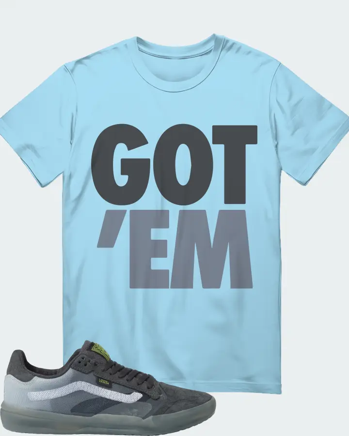 Vans EVDNT UltimateWaffle Sneaker Matching Ocean Blue T-Shirt - Got Em