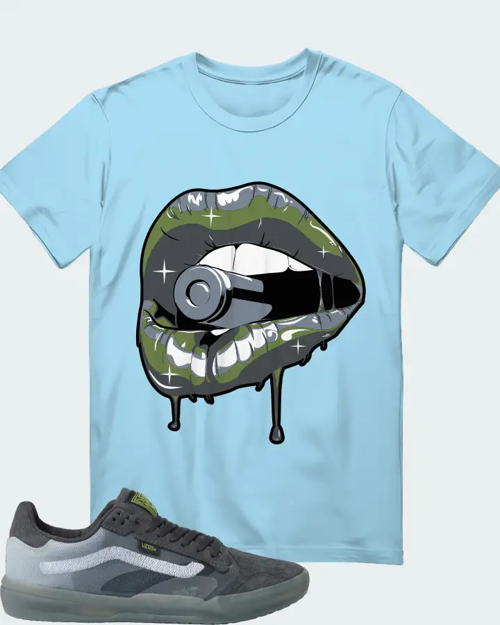 Vans EVDNT UltimateWaffle Sneaker Matching Ocean Blue T-Shirt - Kiss of Death