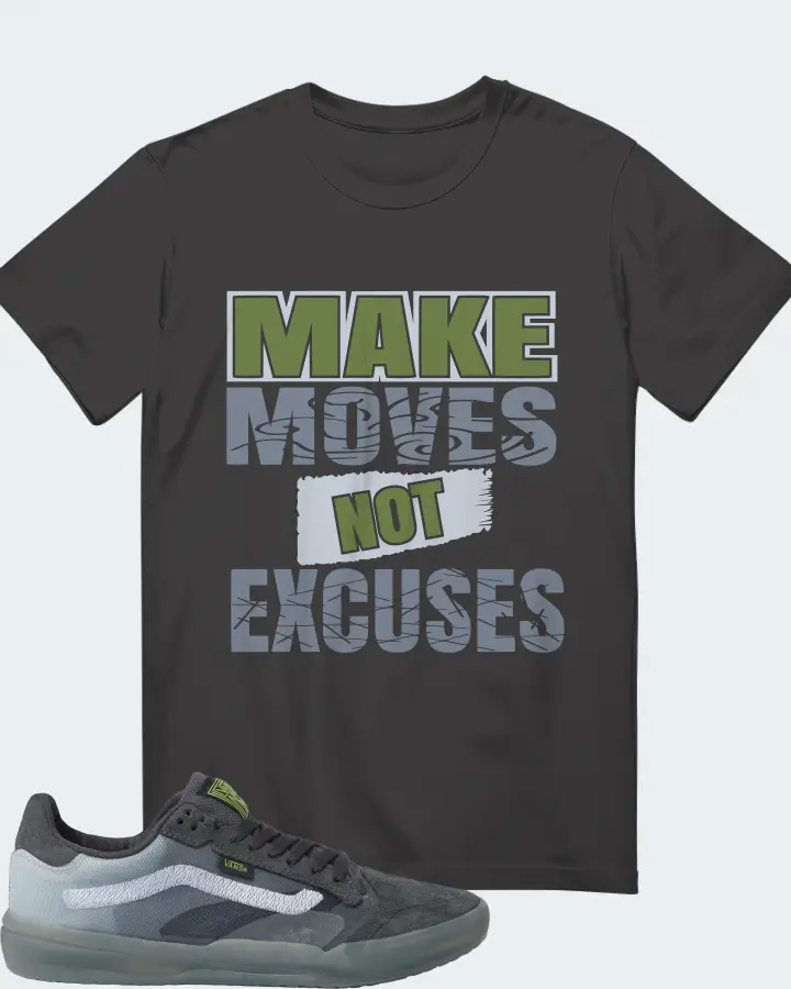 Vans EVDNT UltimateWaffle Sneaker Matching Dark Grey T-Shirt - Make Moves Not Excuses