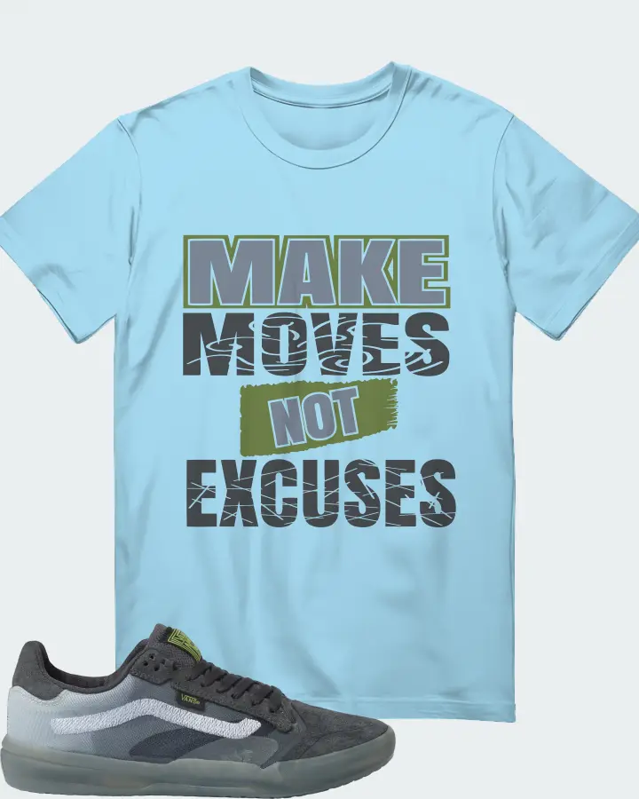 Vans EVDNT UltimateWaffle Sneaker Matching Ocean Blue T-Shirt - Make Moves Not Excuses