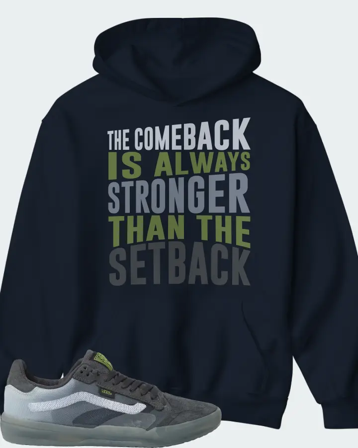 Hoodie in Navy