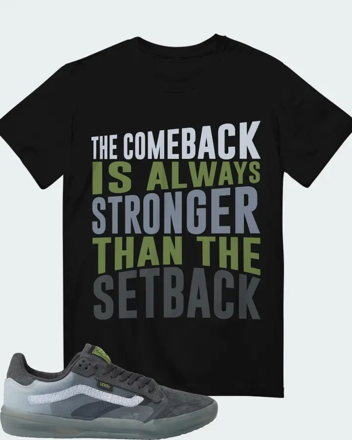 Vans EVDNT UltimateWaffle Sneaker Matching Black T-Shirt - The Comeback