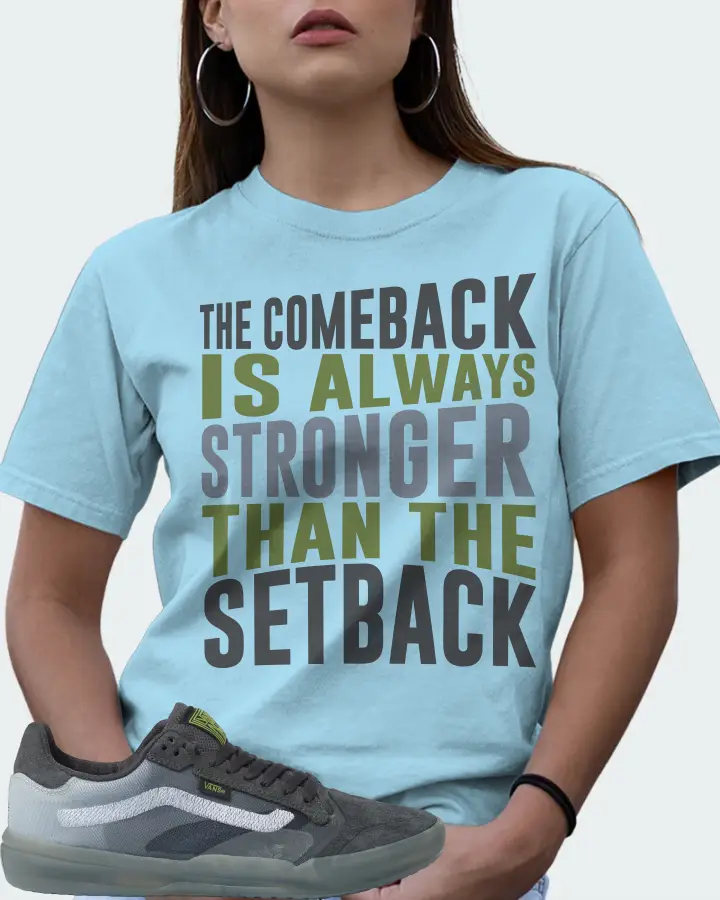 Vans EVDNT UltimateWaffle Sneaker Matching Ocean Blue T-Shirt (The Comeback) - View 7