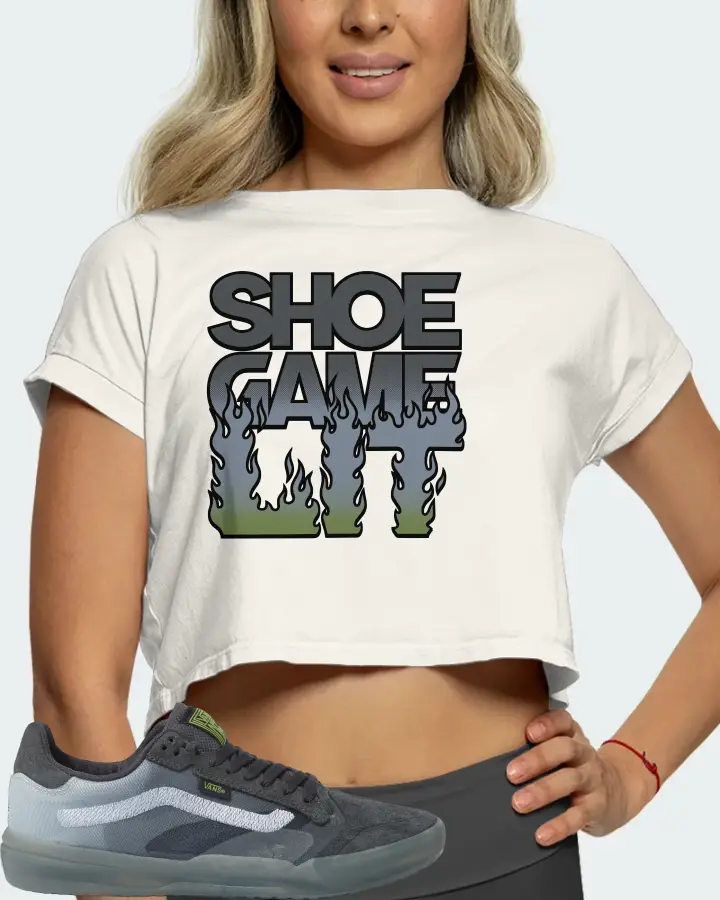 Vans EVDNT UltimateWaffle Sneaker Matching Ecru White Crop Top (Shoe Game Lit Refreshed) - View 5