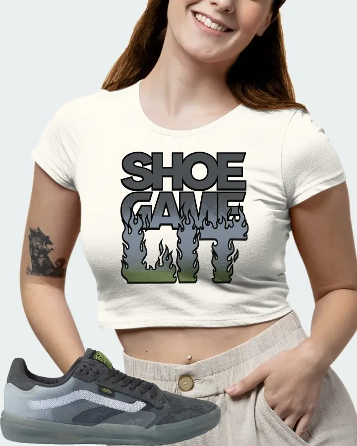 Vans EVDNT UltimateWaffle Sneaker Matching Ecru White Crop Top (Shoe Game Lit Refreshed) - View 7
