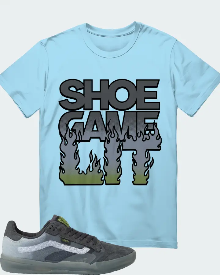 Vans EVDNT UltimateWaffle Sneaker Matching Ocean Blue T-Shirt - Shoe Game Lit Refreshed