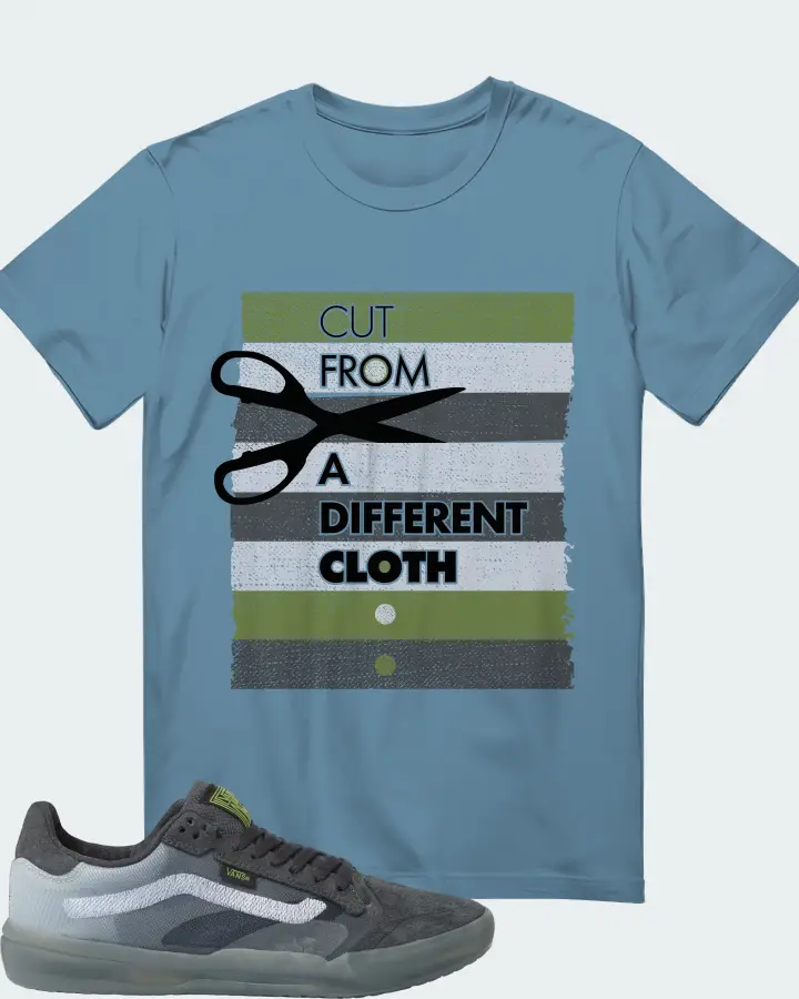 Vans EVDNT UltimateWaffle Sneaker Matching Steel Blue T-Shirt - Cut From a Different Cloth