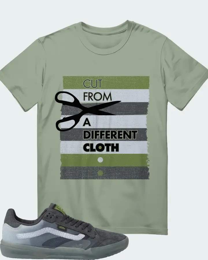 Vans EVDNT UltimateWaffle Sneaker Matching Sage T-Shirt - Cut From a Different Cloth