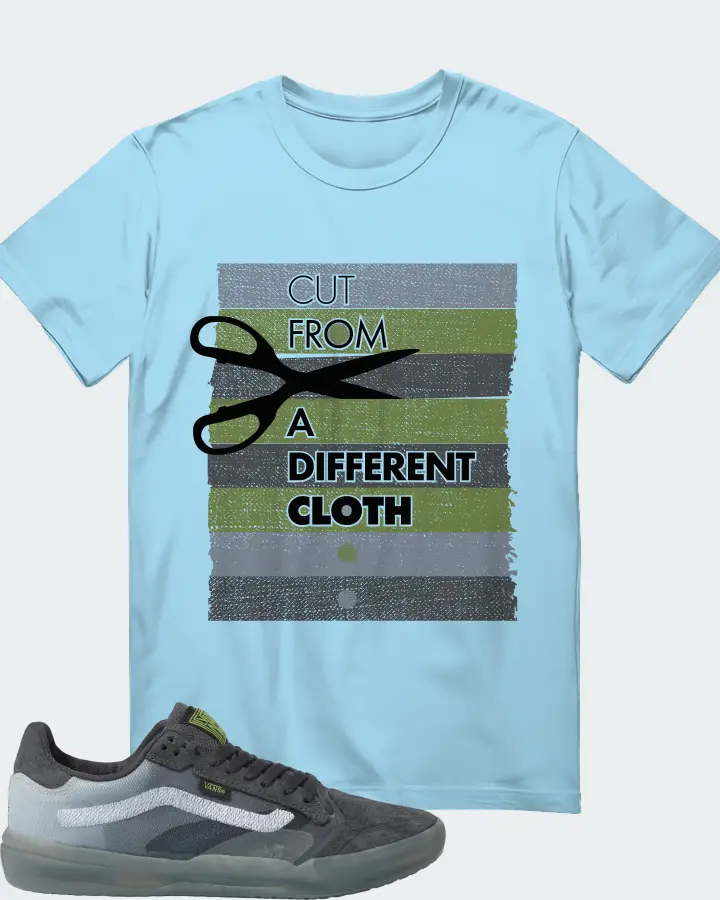 Vans EVDNT UltimateWaffle Sneaker Matching Ocean Blue T-Shirt - Cut From a Different Cloth