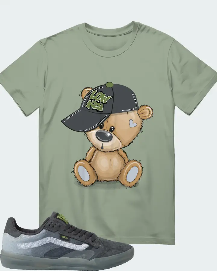 Vans EVDNT UltimateWaffle Sneaker Matching Sage T-Shirt - LOW KEY BEAR