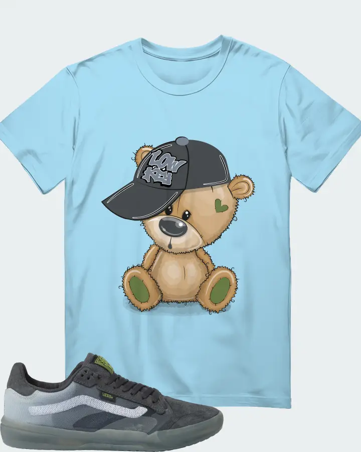 Vans EVDNT UltimateWaffle Sneaker Matching Ocean Blue T-Shirt - LOW KEY BEAR