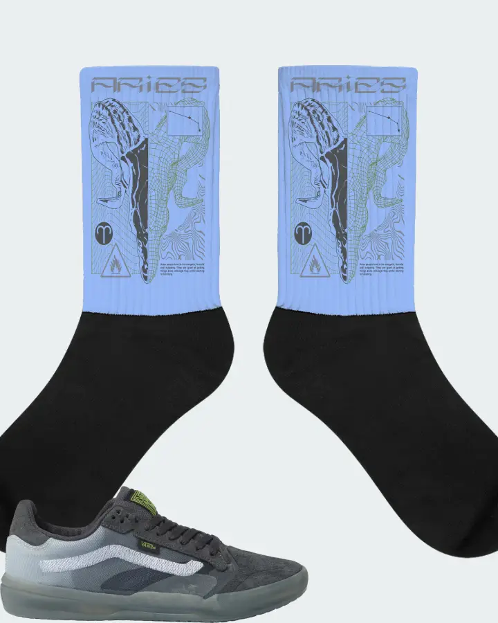 Socks in Carolina Blue