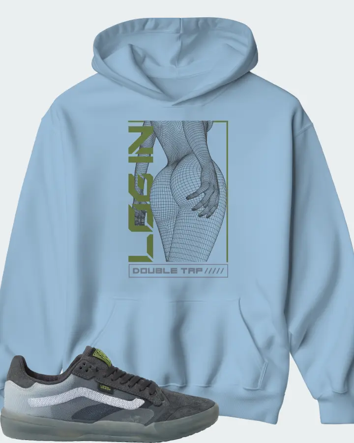 Hoodie in Carolina Blue
