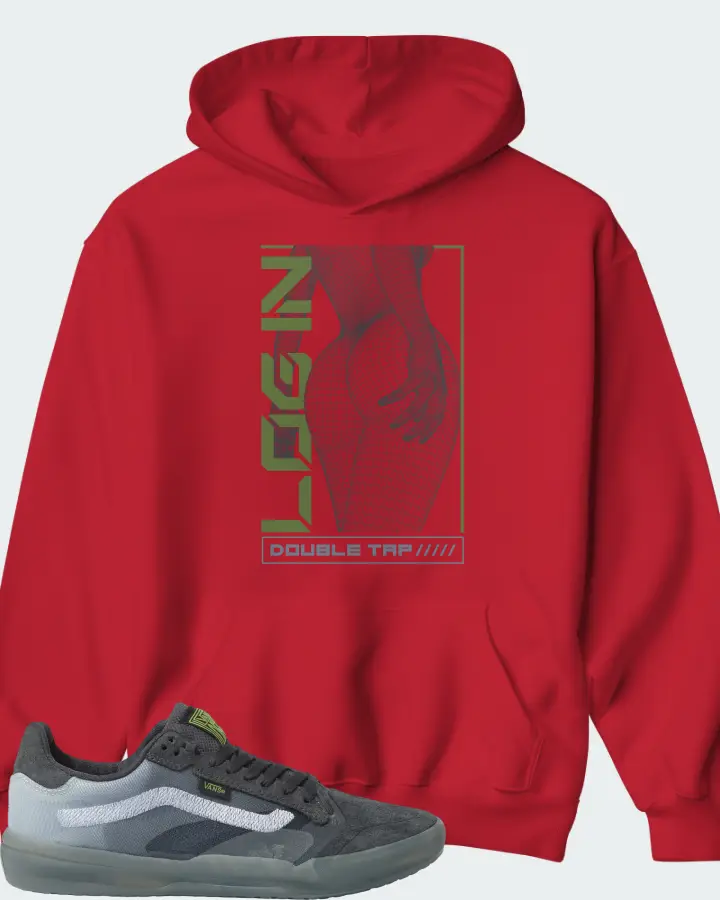 Hoodie in Red