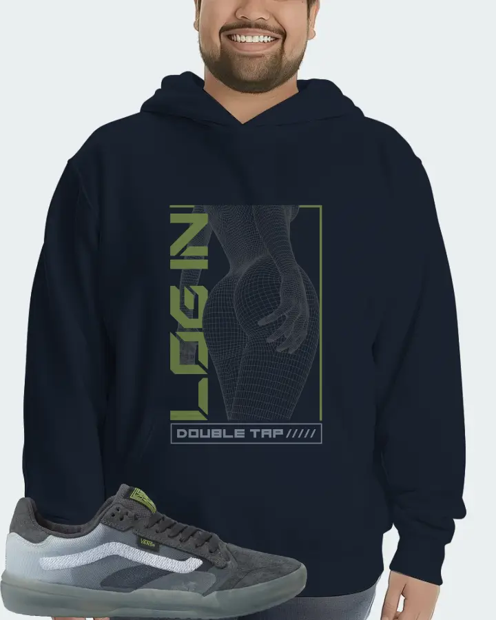 Vans EVDNT UltimateWaffle Sneaker Matching Navy Kid's Hoodie (LOGIN) - View 6