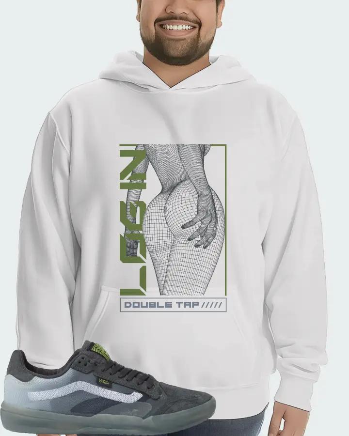 Vans EVDNT UltimateWaffle Sneaker Matching White Kid's Hoodie (LOGIN) - View 6
