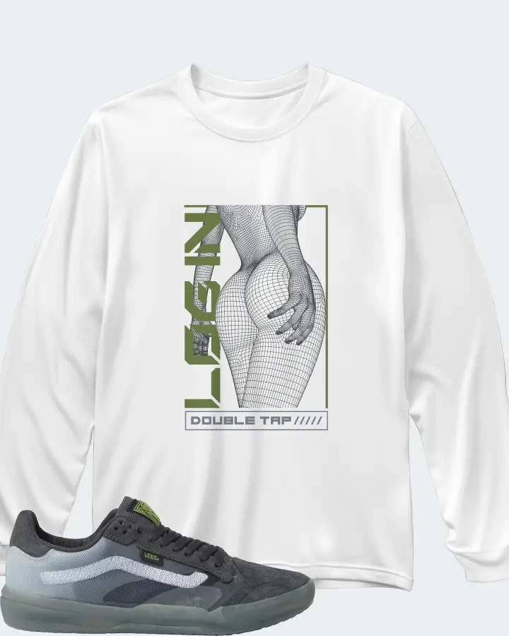 Vans EVDNT UltimateWaffle Sneaker Matching White Long Sleeve T-Shirt (LOGIN) - View 1