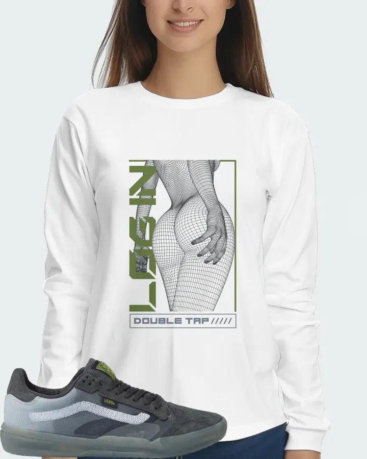 Vans EVDNT UltimateWaffle Sneaker Matching White Long Sleeve T-Shirt (LOGIN) - View 5
