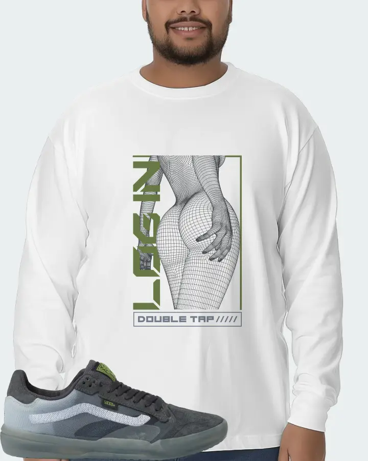 Vans EVDNT UltimateWaffle Sneaker Matching White Long Sleeve T-Shirt (LOGIN) - View 6