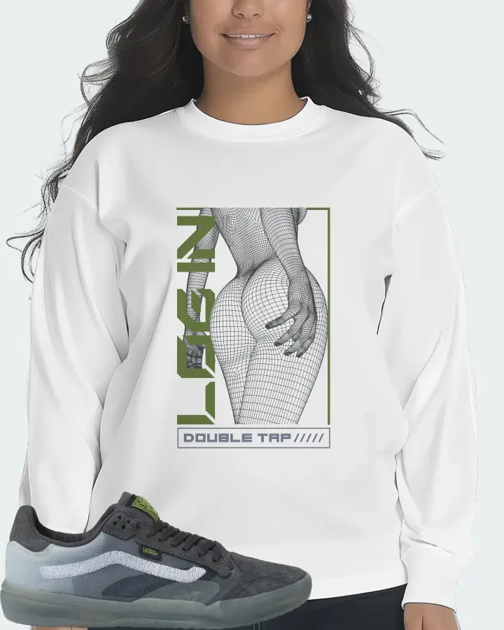 Vans EVDNT UltimateWaffle Sneaker Matching White Long Sleeve T-Shirt (LOGIN) - View 7