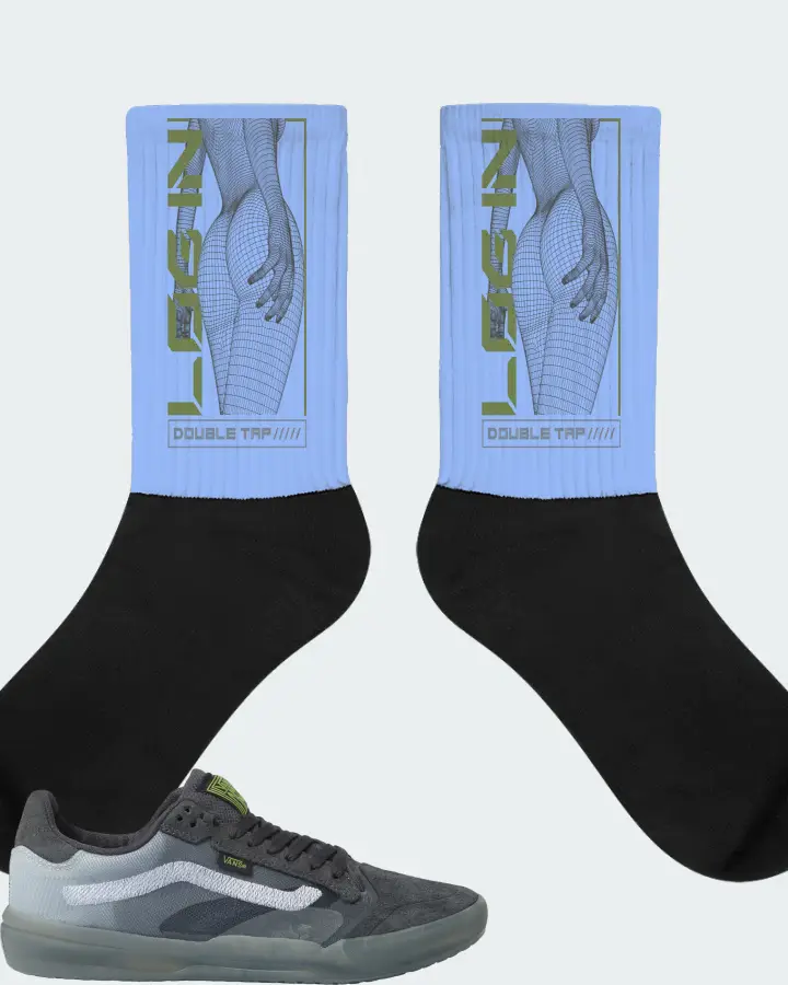 Socks in Carolina Blue