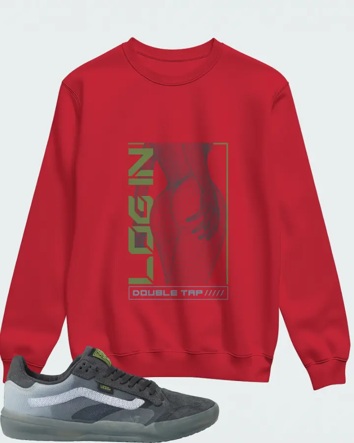 Sweatshirt in Red