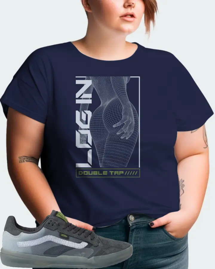 Vans EVDNT UltimateWaffle Sneaker Matching Navy Kid's T-Shirt (LOGIN) - View 11