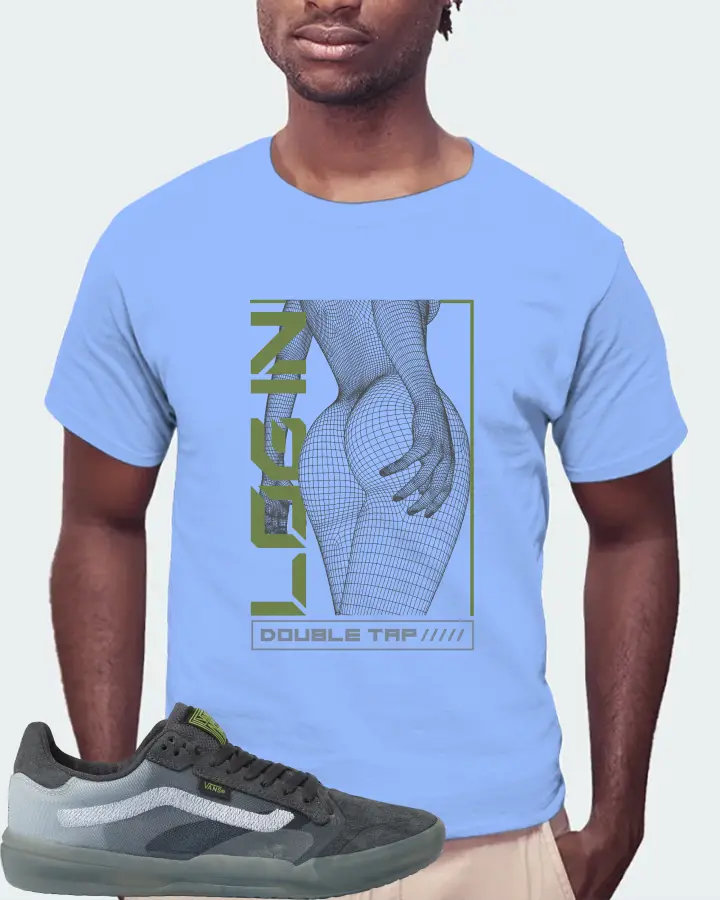 Vans EVDNT UltimateWaffle Sneaker Matching Carolina Blue T-Shirt (LOGIN) - View 4