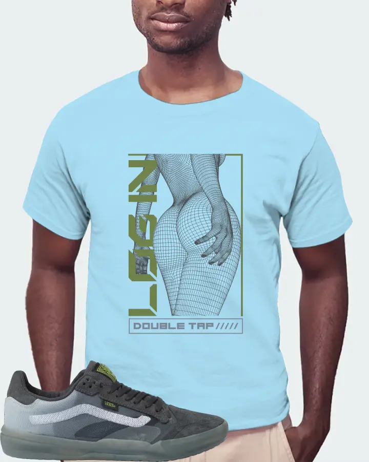 Vans EVDNT UltimateWaffle Sneaker Matching Ocean Blue T-Shirt (LOGIN) - View 4
