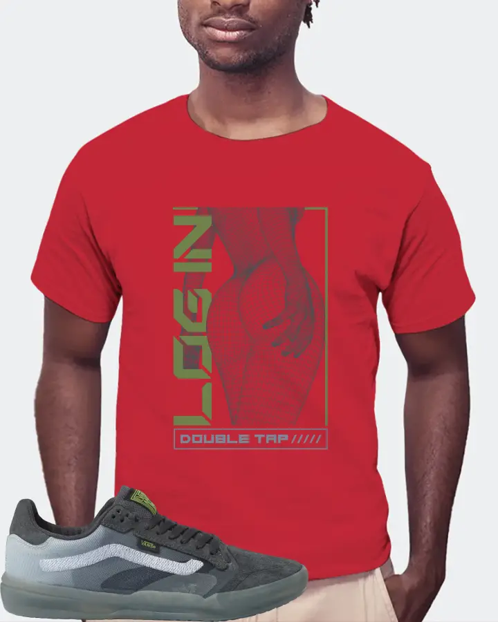 Vans EVDNT UltimateWaffle Sneaker Matching Red Kid's T-Shirt (LOGIN) - View 4