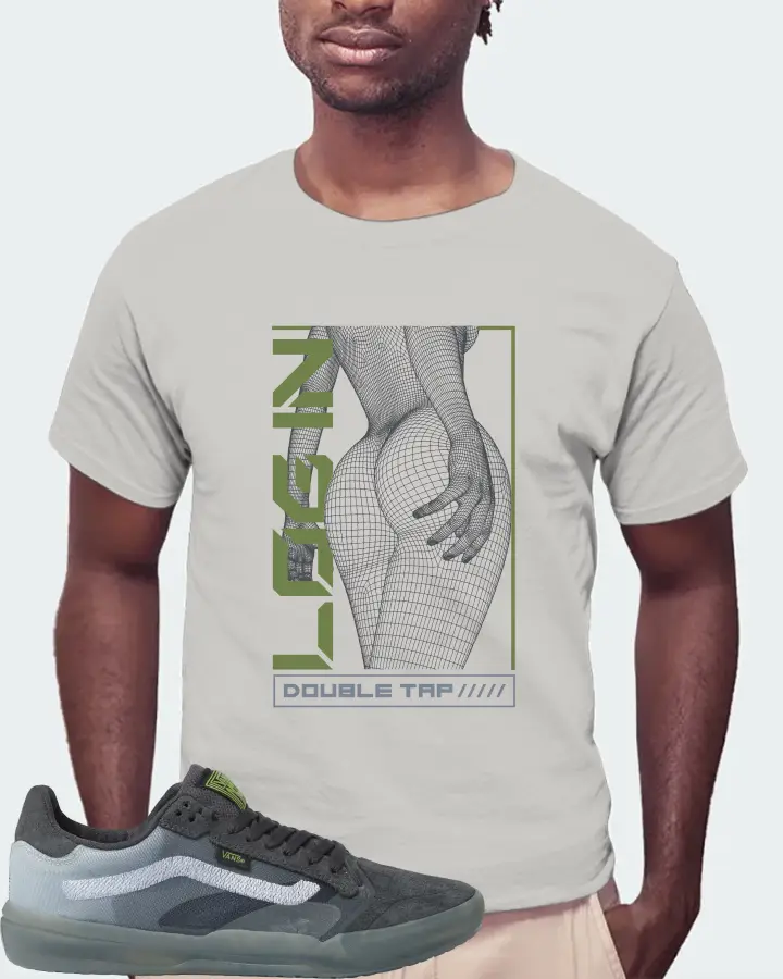 Vans EVDNT UltimateWaffle Sneaker Matching Grey Kid's T-Shirt (LOGIN) - View 4
