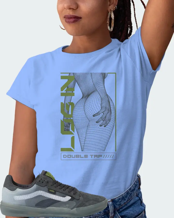 Vans EVDNT UltimateWaffle Sneaker Matching Carolina Blue T-Shirt (LOGIN) - View 5