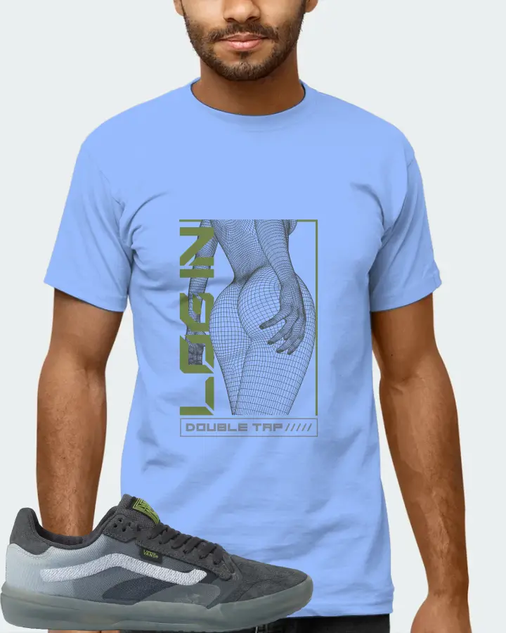Vans EVDNT UltimateWaffle Sneaker Matching Carolina Blue T-Shirt (LOGIN) - View 6