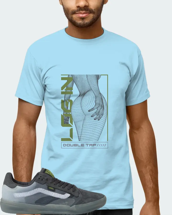 Vans EVDNT UltimateWaffle Sneaker Matching Ocean Blue T-Shirt (LOGIN) - View 6