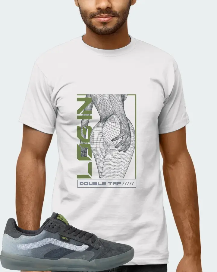 Vans EVDNT UltimateWaffle Sneaker Matching White Kid's T-Shirt (LOGIN) - View 6