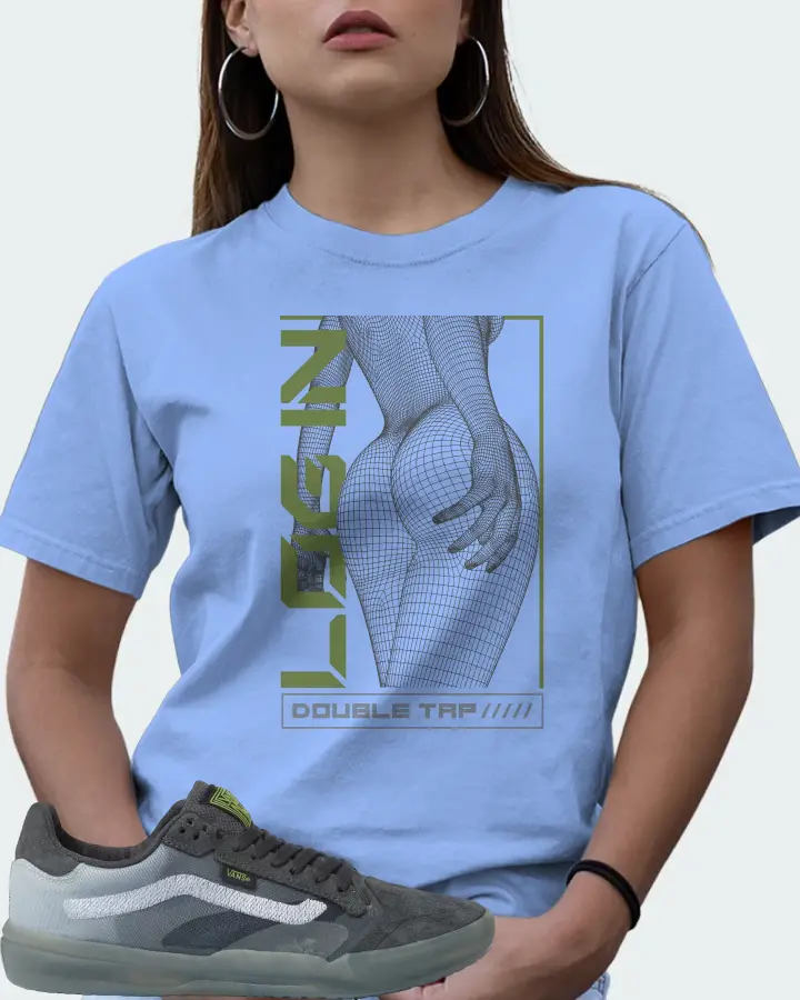 Vans EVDNT UltimateWaffle Sneaker Matching Carolina Blue T-Shirt (LOGIN) - View 7