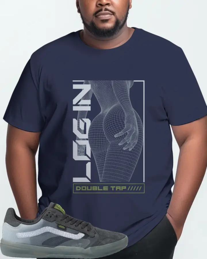 Vans EVDNT UltimateWaffle Sneaker Matching Navy Kid's T-Shirt (LOGIN) - View 10